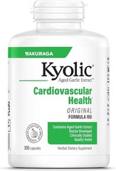 Aged Garlic Extract Capsules for Cardiovascular Support 300 Count