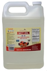 Food Grade MCT Oil – 1 Gallon (128 Fl Oz) – Premium C8/C10 Triglycerides – Ke…