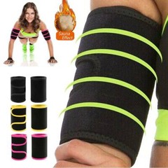 2pcs Sweat Sauna Belt Arm Trimmer Shaper Fat Burner Body Slimmer Cincher Trainer