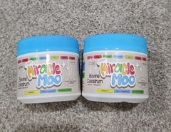 2x Lot Miracle Moo Colostrum 60 Servings Gut Health Hair Growth Supplement 2pack
