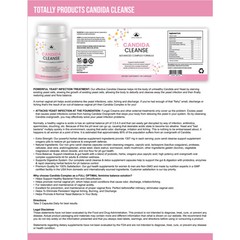 Candida Cleanse Gut Immune Health & Hearing Support Ear Care Supplement 90 Caps