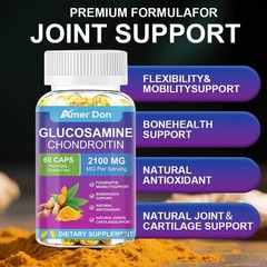 Glucosamine Chondroitin Turmeric MSM Triple Strength Joint Support 2100mg