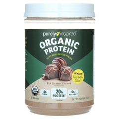 Purely Inspired Organic Plant Protein Powder, Decadent Chocolate, 20g Protein
