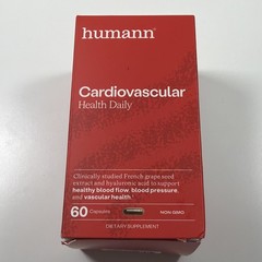 Humann Cardiovascular 60 Capsules Exp. 01/2028 Sealed Non-gmo