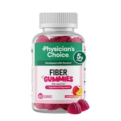 Physician’s Choice Fiber Gummies for Digestive Health Regularity & 60 Gummies