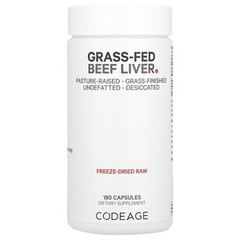 Grass-Fed Beef Liver, 180 Capsules