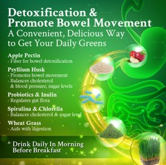 CellLabs Superfood Gut Health Supplement, Detox Vegetables Drink, 20’s x 15g