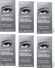 Bausch + Lomb LUMIFY Redness Reliever Eye Drops 0.08 fl oz (2.5 mL) – Pack of