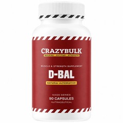 Best Supplement for Muscle Gains Crazy Bulk D BAL 90Capsules Pack Of 5