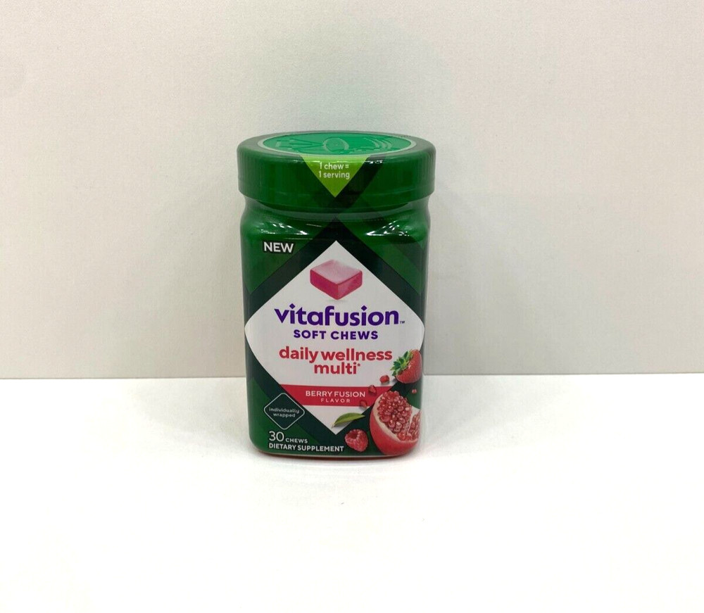 NEW Vitafusion Daily Wellness Multi Soft Chews Multivitamin SEALED