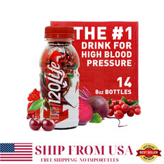 120/Life Blood Pressure Support Drink Beet Pomegranate Cherry 8oz Pack of 14