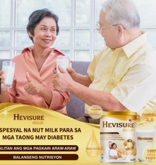 6 Tin Hevisure Gold Diabetic Milk Stabilize Blood Sugar Plant-Based 400g