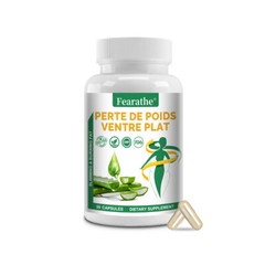 Aloe Vera Extract Capsules 100mg-200:1, Detox Cleansing & Weight Loss