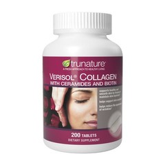 trunature Verisol Collagen Ceramides Biotin Hyaluronic Acid 200 Tablets EXP08/27