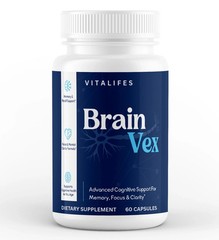 (2 Pack) BrainVex Nootropic All Natural Brain Supplement Brain Vex 60 Capsules