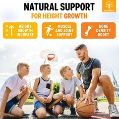 Height Growth – Support Healthy Bone Growth, Bone Density ENHANCEMENT & Immunity