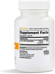 High-Potency Beta-Carotene, 7500Mcg Vitamin A, 100 Vegan Capsules