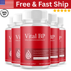 (5 Pack) Vital BP Advanced Blood Supports Vitamin Formula VitalBP 300 Capsule