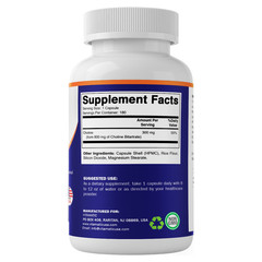 Vitamatic Choline Bitartrate 800 mg – 180 Vegetable Capsules – Made in USA