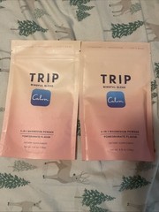 2 Packs, Trip Mindful Blend 4-in-1 Magnesium Powder Calming Pack