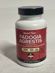 3x Nutrivein Premium Fadogia Agrestis 1100mg 120ct (360 Total) Exp 10/26
