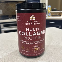 Ancient Nutrition Multi Collagen Protein Powder 16oz Grass Fed Skin Health