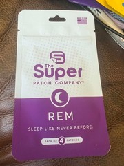 REM SUPERPATCH Sleep (4) Day Trial Sealed 4 pack of super patches
