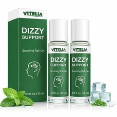 Vertigo Relief Roll-On – Anti-Dizzy Solution for Balance, Neck & Temples (2 Pack