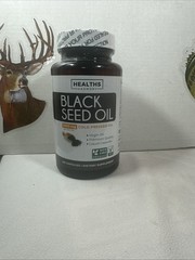 Healths Harmony Black Seed Oil Supplement 120 Softgel Capsules Exp.01/27