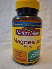 Nature Made Magnesium Oxide Tablets 250mg 200 Tablets
