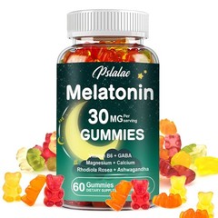 Melatonin 30mg – Sleep Aid, Relieve Stress & Anxiety – L-Theanine, Ashwagandha