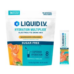 Sugar-Free Electrolyte Powder Drink Mix – Mandarin Orange Flavor | 14 Servings