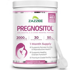 PREGNOSITOL Powder, 30 Day Supply, Myo-Inositol and D-Chiro-Inositol 40:1 Ratio