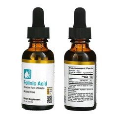 California Gold Nutrition Folinic Acid Alcohol 1oz/30ml US