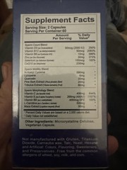 Men’s Fertility Supplements Advanced Blend, 120 Capsules