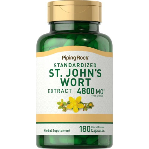 Standardized St. John’s Wort Extract | 4800mg/serving, 90 servings | Piping Rock