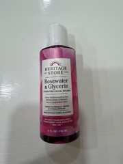 Heritage Store Rosewater & Glycerin | Hydrating Formula for Skin & Hair | 4oz