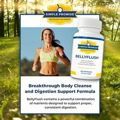 Simple Promise BellyFlush – Detox and Colon Cleanse Supplement – Milk Thistle…