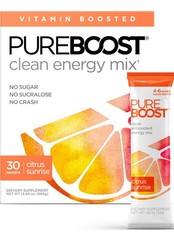 Citrus Sunrise Energy Drink Mix – Sugar-Free, Electrolytes, B12, 30 Pack