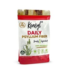 Daily Psyllium Fiber Powder – 19oz, 90 Servings, Natural Unflavored Soluble D…