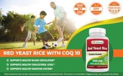 Best Naturals Red Yeast Rice with CoQ10 120 Capsules