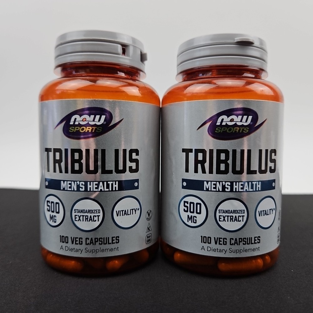Lot Of 2 – NOW Sports TRIBULUS 500mg 100 Tablets Exp: 02/2029