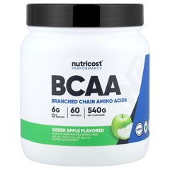 2 X Nutricost, Performance, BCAA, Green Apple , 1.2 lb (540 g)