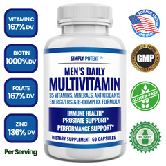 Men’s Multivitamin – Daily Nutritional Support for Energy & Vitality | 60 Caps