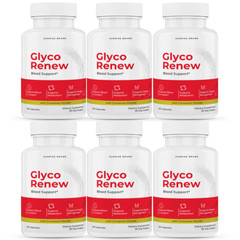 Glyco Renew Advanced Blood Support Pills for Healthy Blood Sugar Levels 6 Pack
