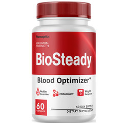 BioSteady Blood Optimizer Metabolism Support Supplement w/ Cinnamon 60 Capsules