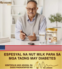 6 Tin Hevisure Gold Diabetic Milk Stabilize Blood Sugar Plant-Based 400g