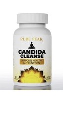 Lot of 4 Pure Peak Candida Cleanse | Gut & Colon Support, 60 Capsules exp 11/27