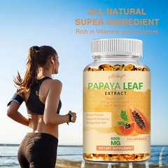 Papaya Leaf Extract Capsules – Supports Digestive System & Blood Platelets Level