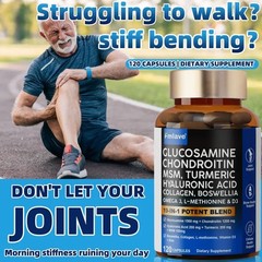 Glucosamine | Chondroitin | MSM | Collagen – 2800 mg Joint Support Supplement US